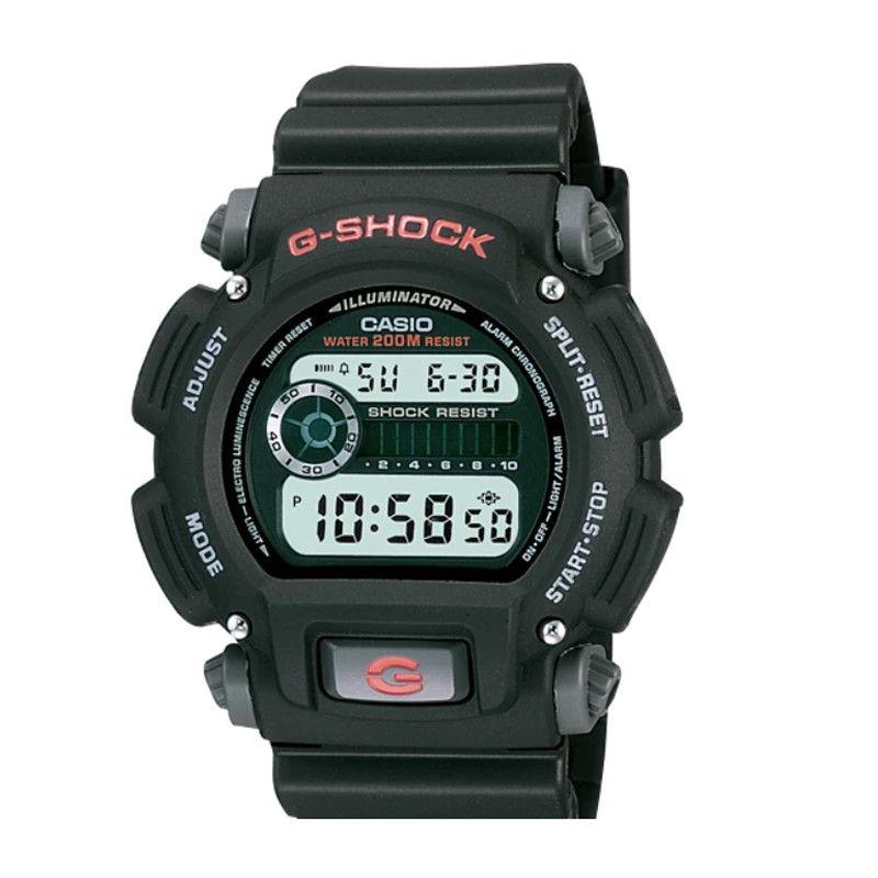 Jual Jam Tangan Training Pria Casio G-Shock Digital Dial Black Resin Strap Black Original Dw-9052-1Vdr - v3.ncrsport.com