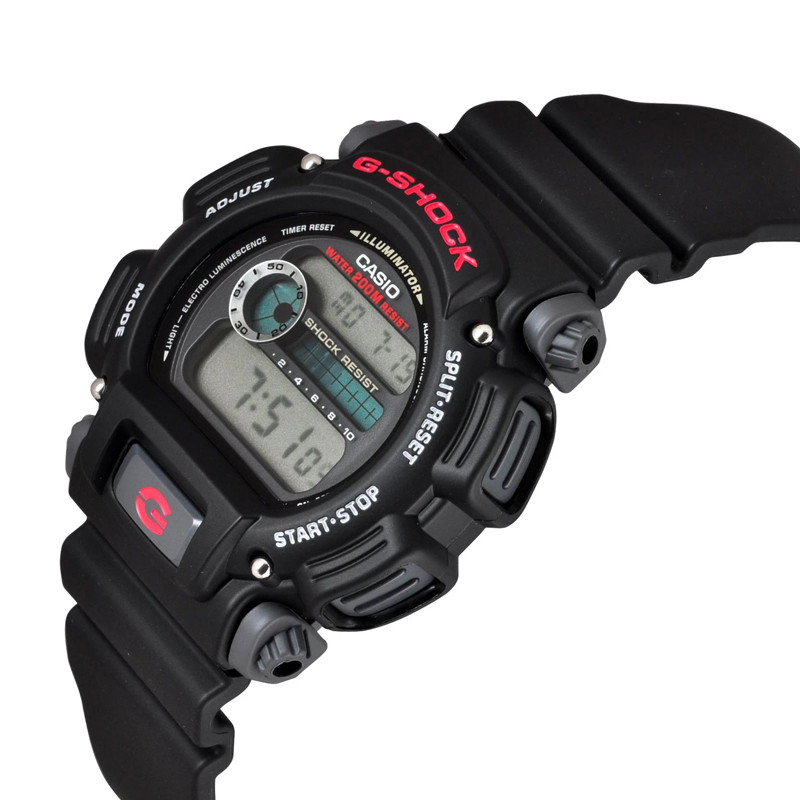 Jual Jam Tangan Training Pria Casio G-Shock Digital Dial Black Resin Strap Black Original Dw-9052-1Vdr - v3.ncrsport.com