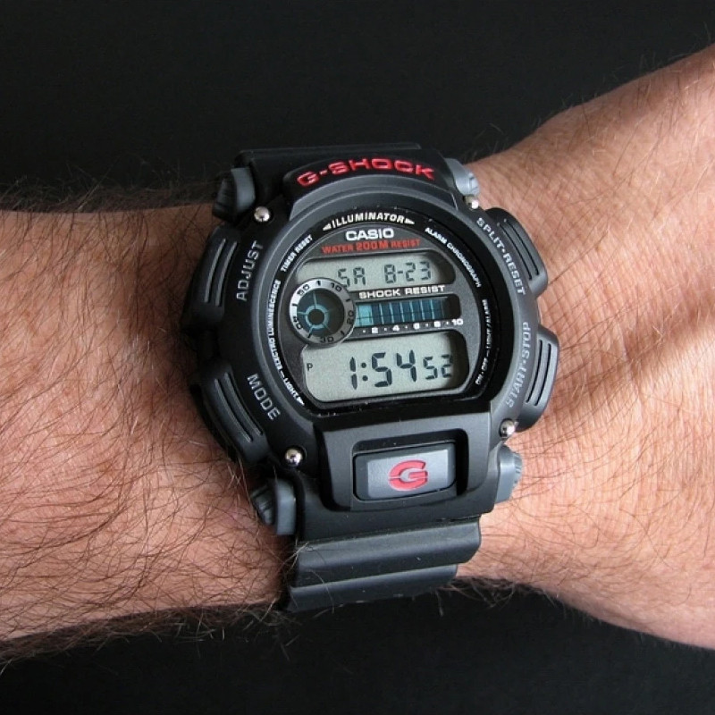 Jual Jam Tangan Training Pria Casio G-Shock Digital Dial Black Resin Strap Black Original Dw-9052-1Vdr - v3.ncrsport.com