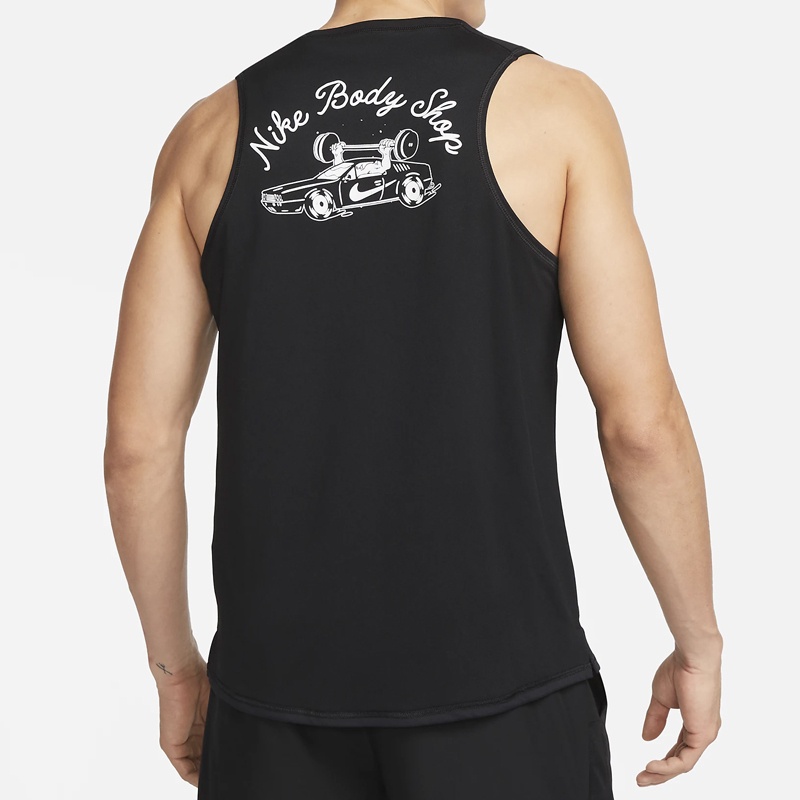 Jual Baju Lari Nike Dri-Fit Miler Running Tank Black Original Dx1549-010 - v3.ncrsport.com