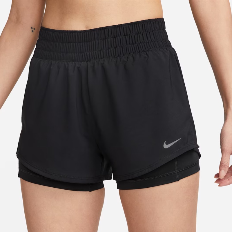 Jual Celana Lari Wanita Nike Wmns Dri-Fit One Mid-Rise 8Cm 2-In-1 Black Original Dx6013-010 - v3.ncrsport.com