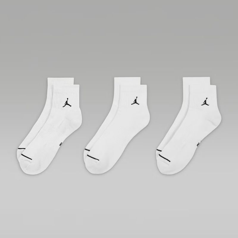 Jual Kaos Kaki Basket Air Jordan Everyday Ankle Socks 3 Pairs White Black Original Dx9655-100 - v3.ncrsport.com