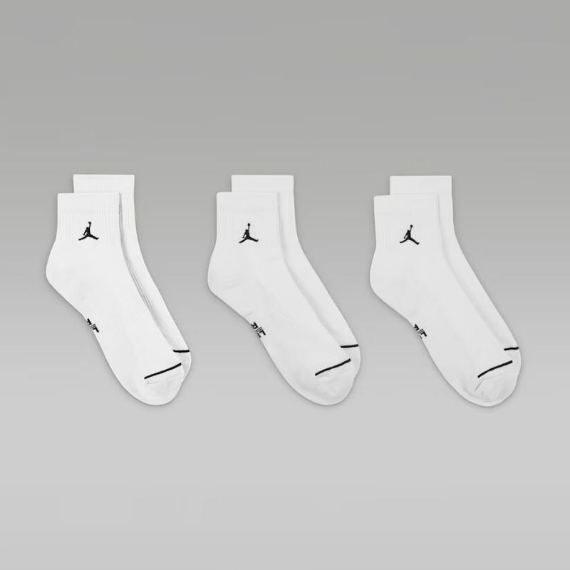 Jual Kaos Kaki Basket Air Jordan Everyday Ankle Socks 3 Pairs White Black Original Dx9655-100 - v3.ncrsport.com