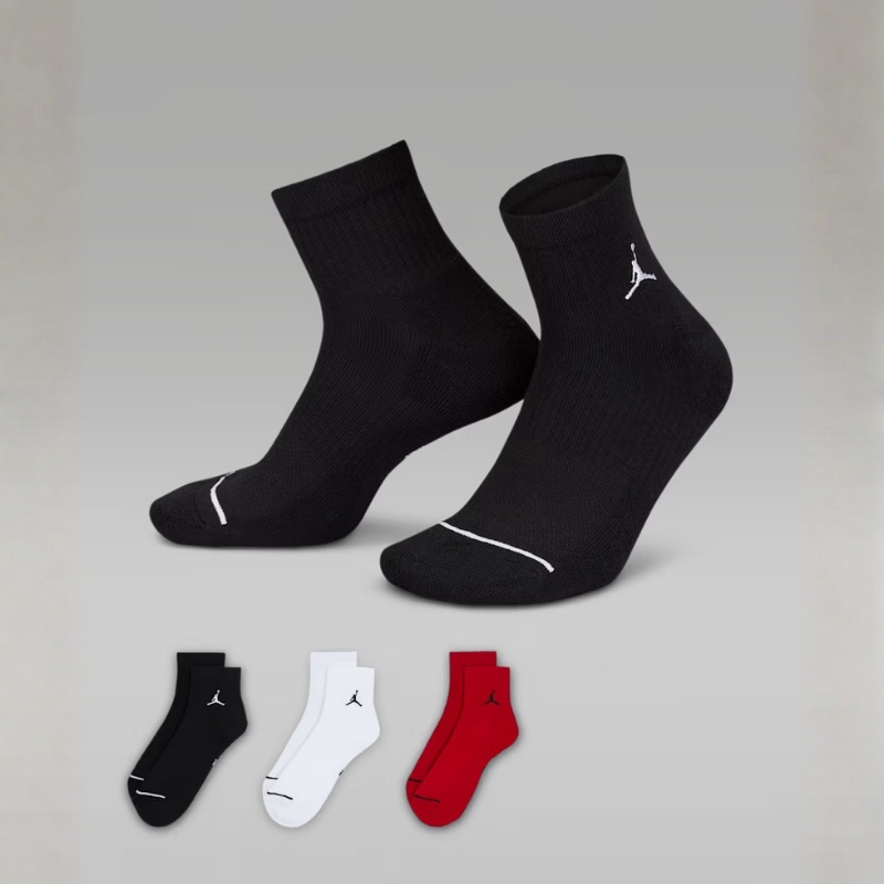 Jual Kaos Kaki Basket Air Jordan Everyday Ankle Socks 3 Pairs Multicolor Original Dx9655-902 - v3.ncrsport.com