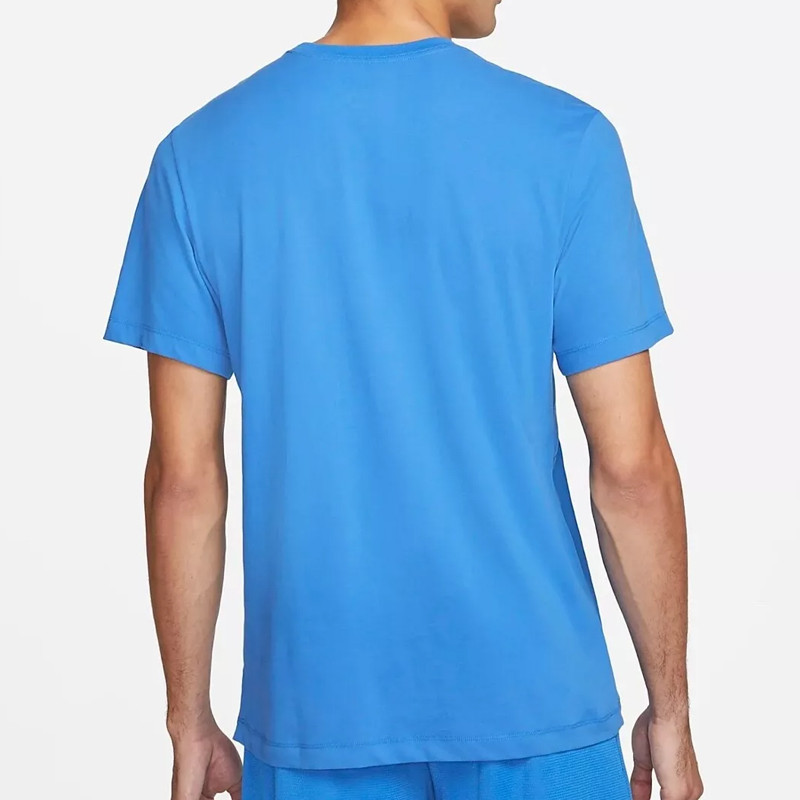 Jual Baju Sneakers Nike Dri-Fit Tee Blue Original Dz2682-435 - v3.ncrsport.com