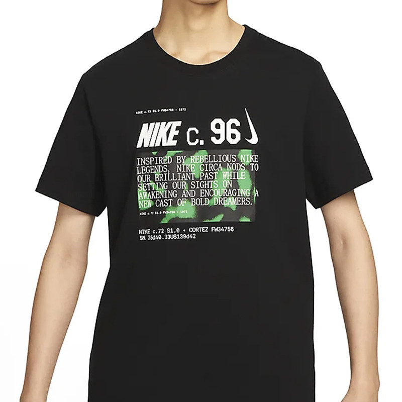 Jual Baju Sneakers Nike Circa Tee Black Original Dz2688-010 - v3.ncrsport.com