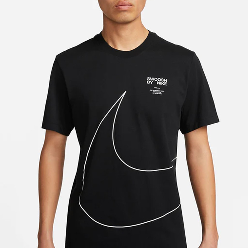 Jual Baju Sneakers Nike Sportswear Big Swoosh Tee Black Original Dz2884-010 - v3.ncrsport.com