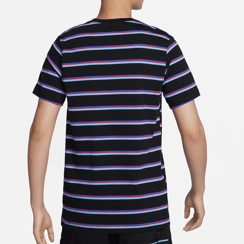 Jual Baju Sneakers Nike Nsw Tee Club Stripe Blue Original Dz2986-010 - v3.ncrsport.com