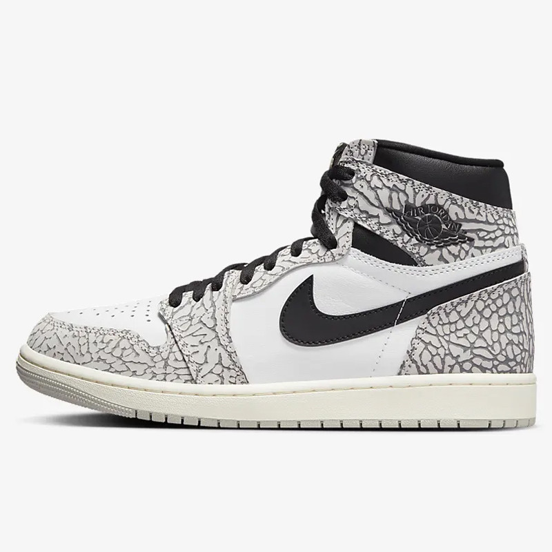 Beli Sepatu Sneakers Air Jordan Aj 1 Retro High Og White Cement Original Dz5485-052