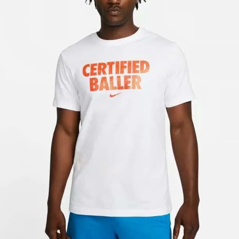 Jual Baju Sneakers Nike Certified Baller Tee White Original Dm2450-100 - v3.ncrsport.com