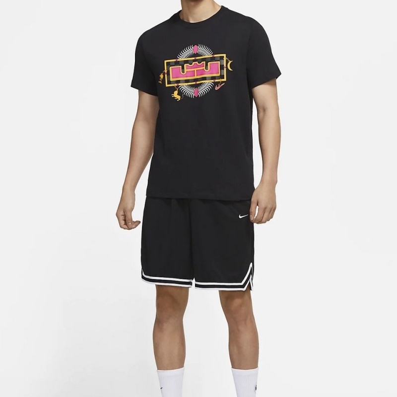 Jual Baju Sneakers Nike Lebron Pattern Printing Round Neck Short Sleeve Black Original Dn2902-010 - v3.ncrsport.com