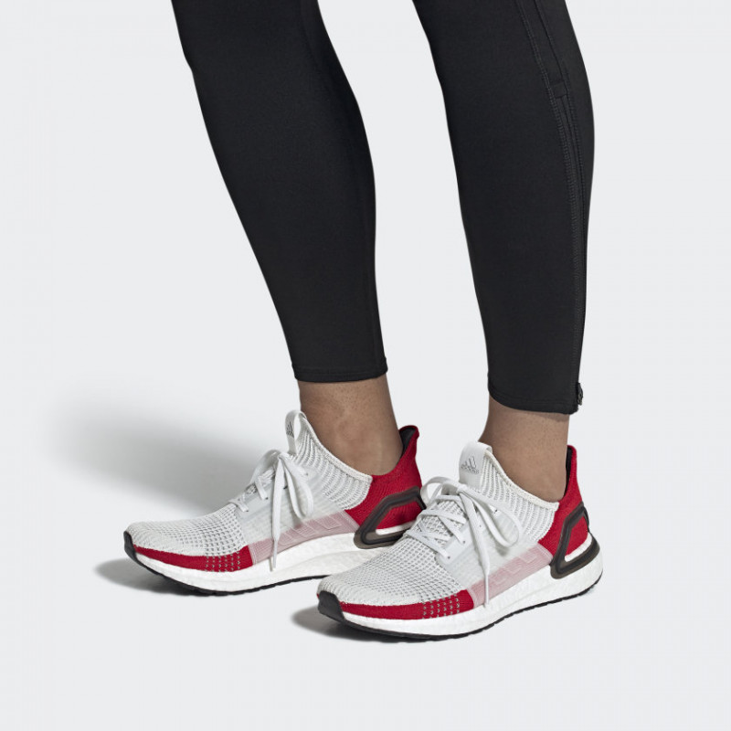 Jual Sepatu Lari Adidas Ultraboost 19 White Scarlet Original Ef1341 - v3.ncrsport.com