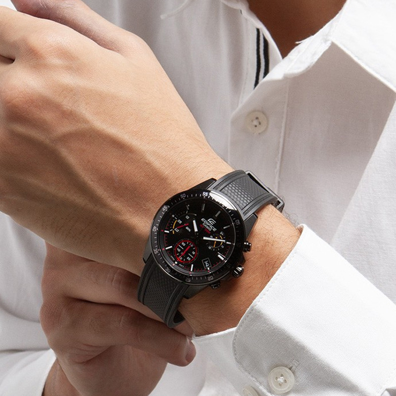 Jual Jam Tangan Sneakers Pria Casio Edifice Chronograph Black Original Efv-540Pb-1Avudf - v3.ncrsport.com