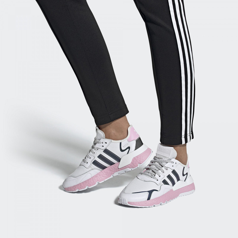 Jual Sepatu Sneakers Wanita Adidas Wmns Nite Jogger White Pink Original Eg7942 - v3.ncrsport.com