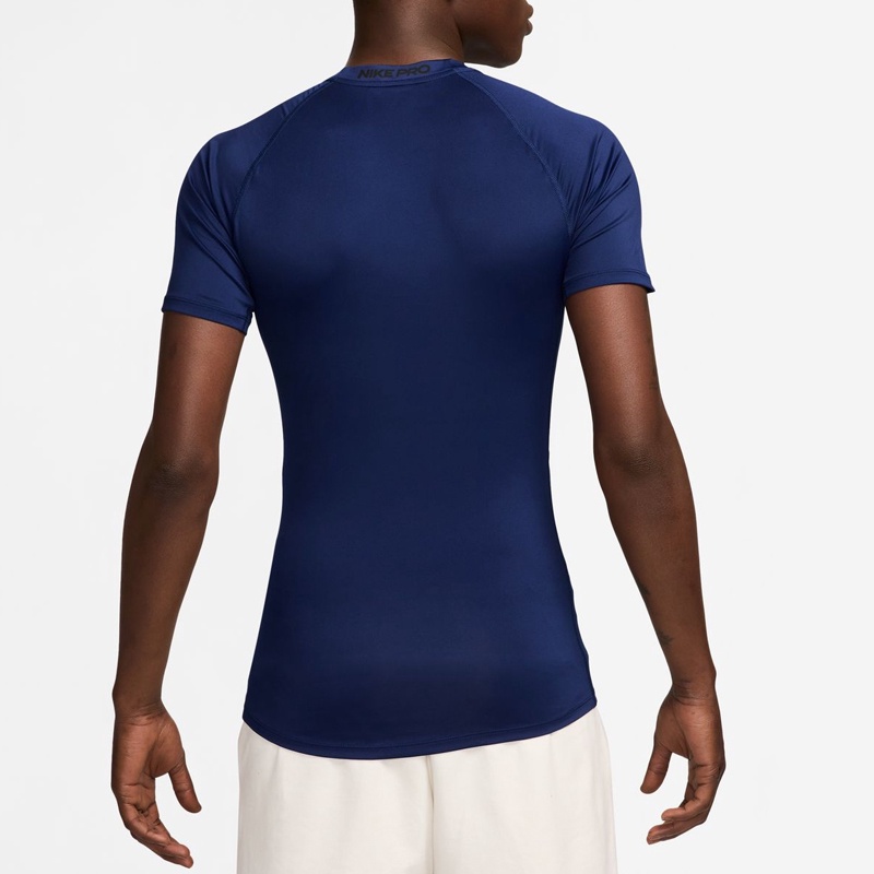 Jual Baju Training Nike Pro Dri-Fit Tight Short Sleeve Tee Blue Void Original Fb7933-492 - v3.ncrsport.com