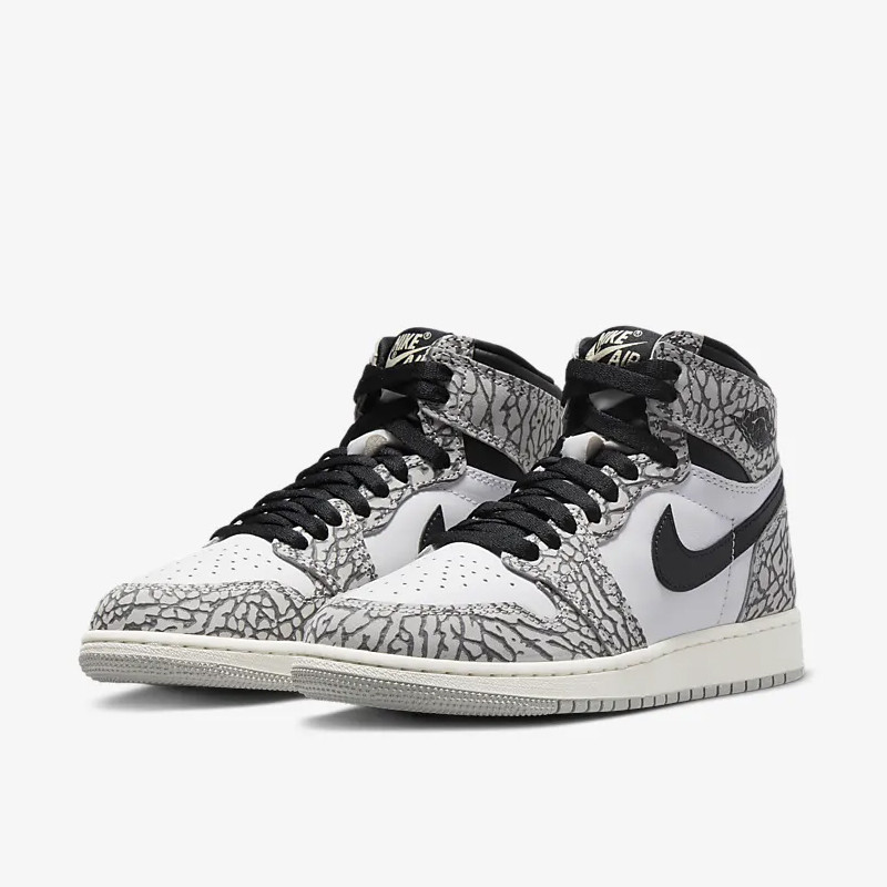 Jual Sepatu Sneakers Anak Air Jordan Aj 1 Retro High Og Gs White Cement Original Fd1437-052 - v3.ncrsport.com