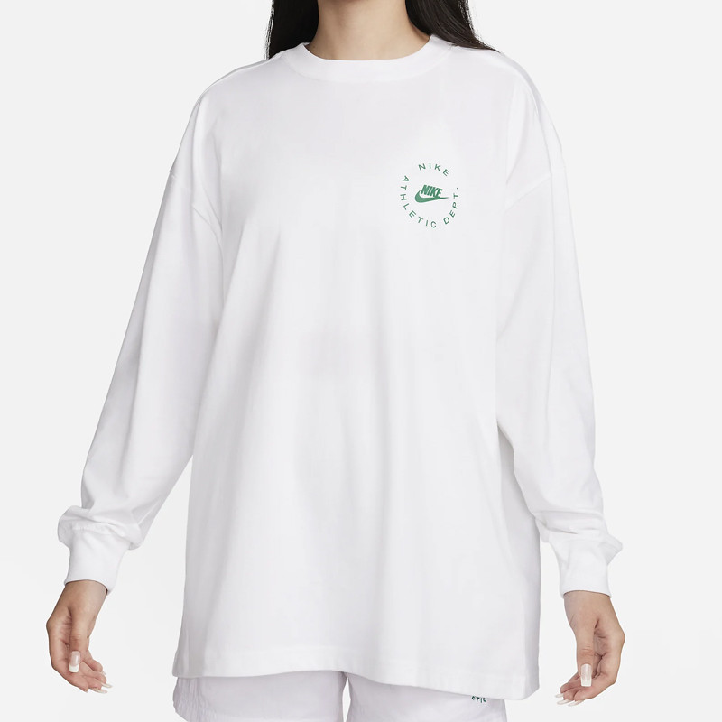 Jual Baju Sneakers Wanita Nike Wmns Sportswear Long Sleeve Top White Original Fn7217-100 - v3.ncrsport.com