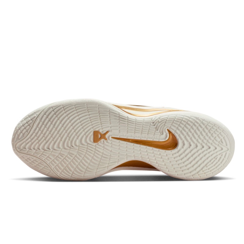 Jual Sepatu Basket Wanita Nike Wmns A'one Ep Sail-Metallic Gold Original Fz8606-102 - v3.ncrsport.com