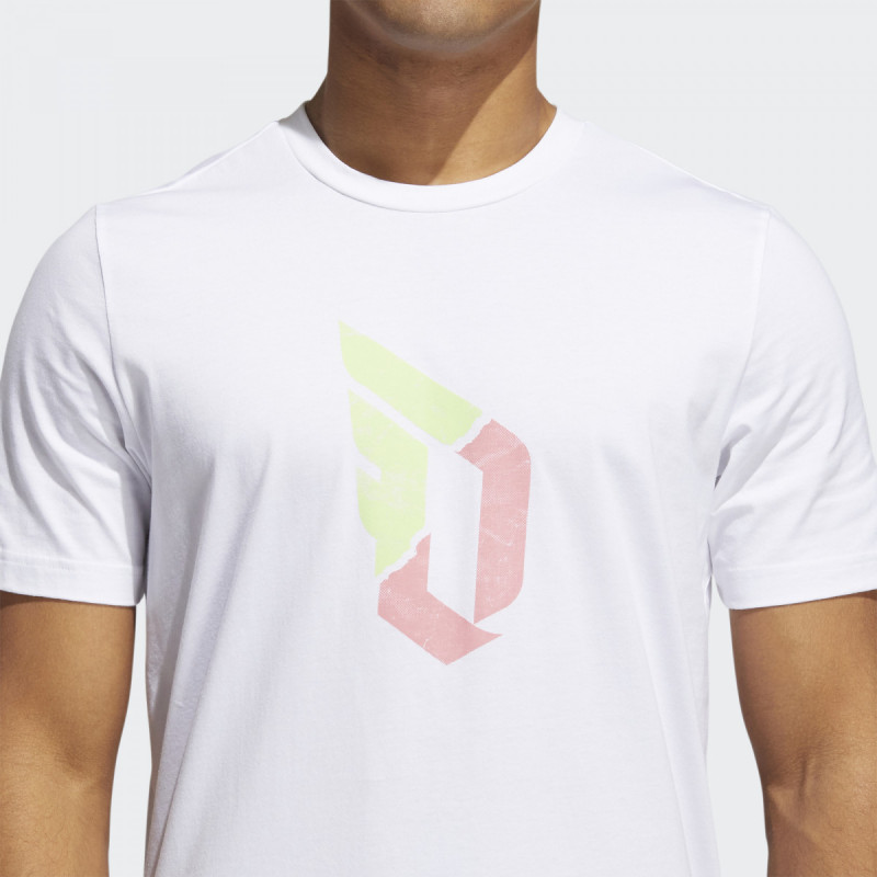 Jual Baju Basket Adidas Dame Duality Logo Tee White Original Ge4130 - v3.ncrsport.com