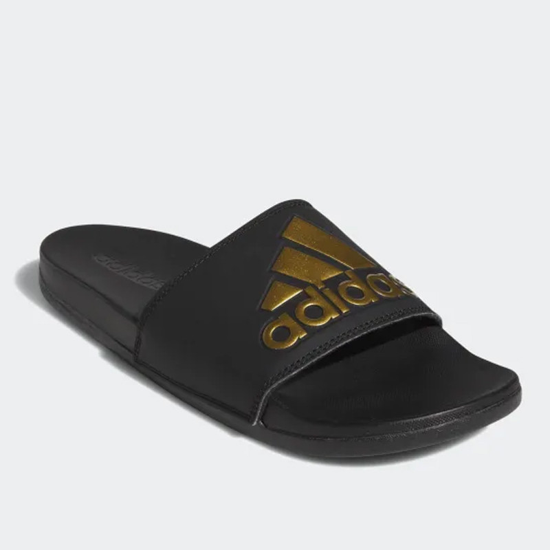 Jual Sandal Sneakers Adidas Adilette Comfort Slides Black Gold Original Gy1946 - v3.ncrsport.com