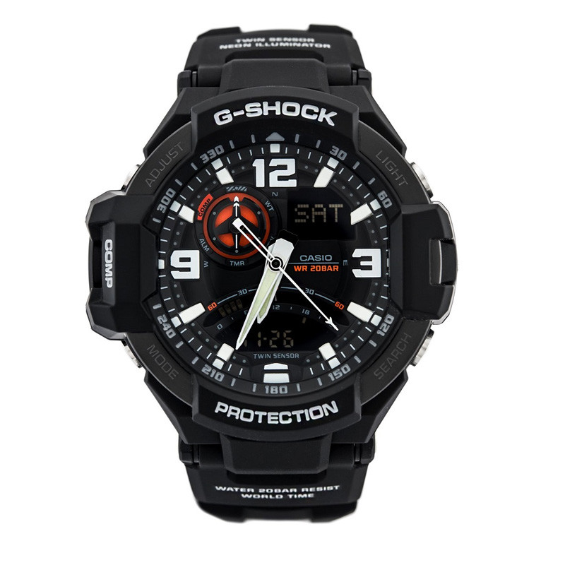 Jual Jam Tangan Sneakers Pria G-Shock Gravity Master G-Shock Aviation Black Original Ga-1000-1Adr - v3.ncrsport.com