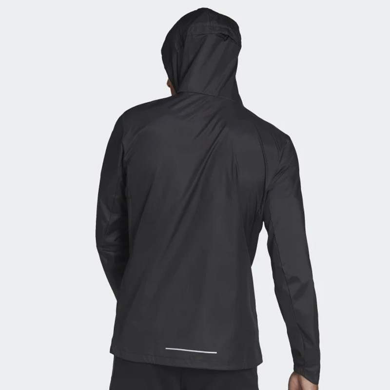 Jual Baju Lari Adidas Own The Run Jacket Black Original H58592 - v3.ncrsport.com