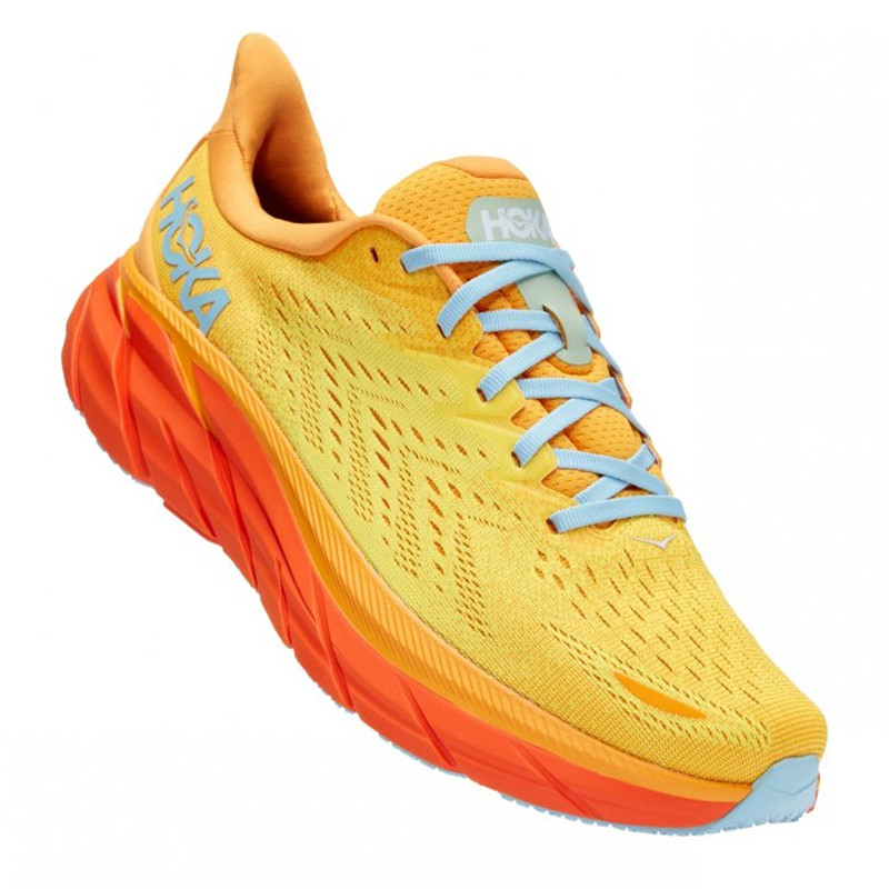 Jual Sepatu Lari Hoka One One Clifton 8 Radiant Yellow Original Hke1119393Ry - v3.ncrsport.com