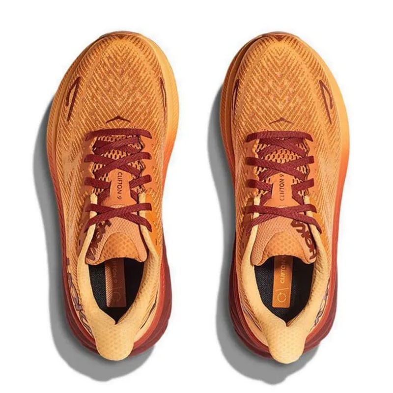 Jual Sepatu Lari Hoka One One Clifton 9 Orange Original Hke1127895Ah - v3.ncrsport.com