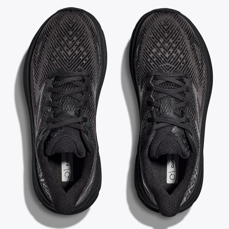 Jual Sepatu Lari Hoka One One Clifton 9 Black Original Hke1127895Bl - v3.ncrsport.com