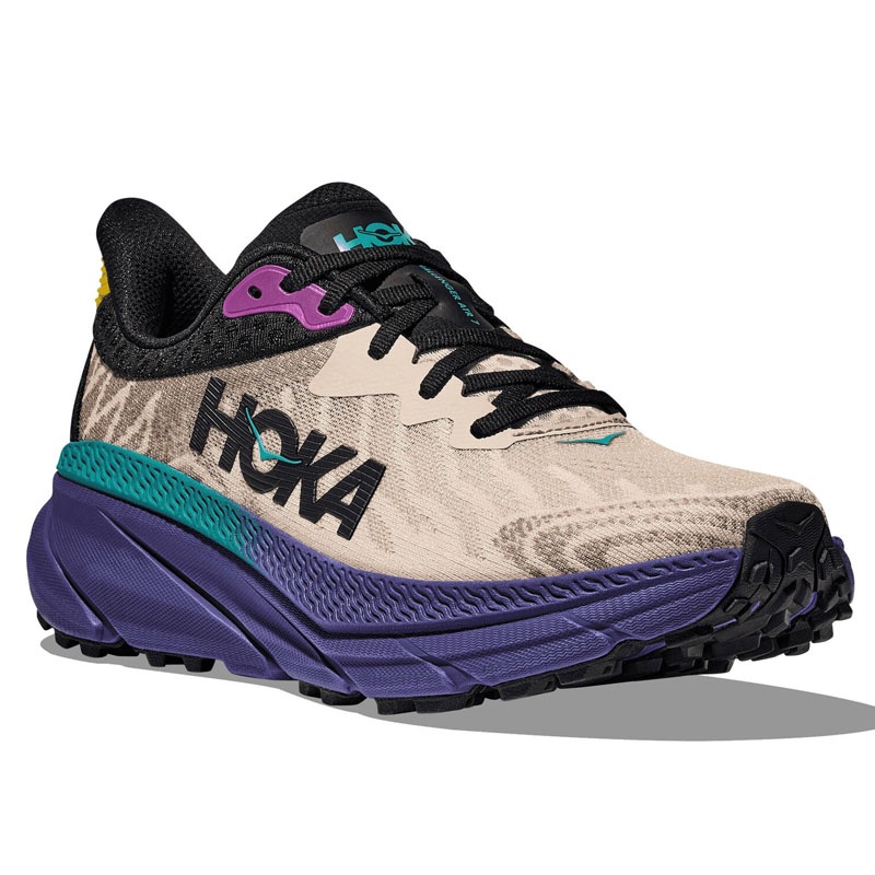 Jual Sepatu Trail Hoka One One Challenger Atr 7 Oatmeal - Mountain Iris Original Hke1134497No - v3.ncrsport.com