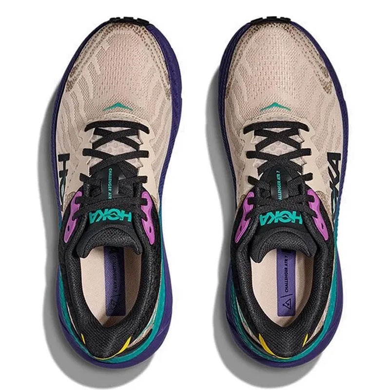 Jual Sepatu Trail Hoka One One Challenger Atr 7 Oatmeal - Mountain Iris Original Hke1134497No - v3.ncrsport.com