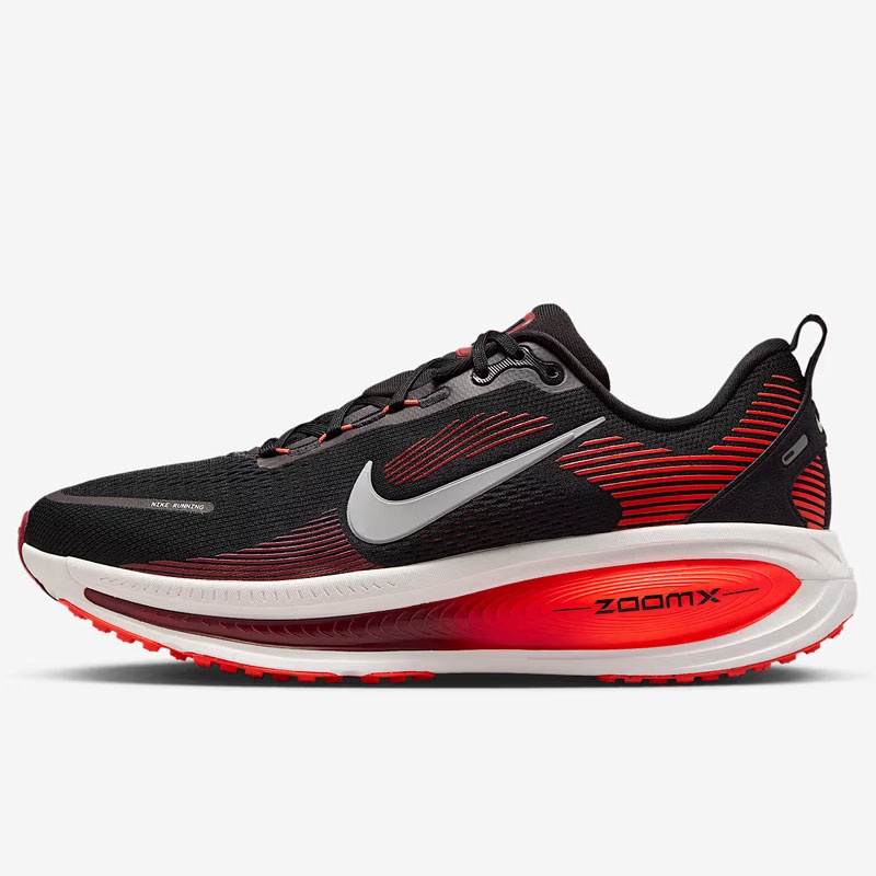 Jual Sepatu Lari Nike Vomero 18 Black - Bright Crimson - Team Red - Summit White Original Hm6803-008 - v3.ncrsport.com
