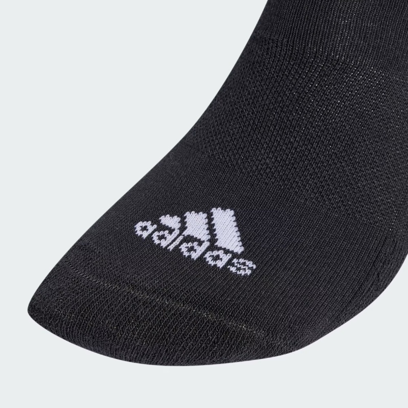 Jual Kaos Kaki Lari Adidas 3-Stripes Cushioned Sportswear Low-Cut Socks 3 Pairs Black-White Original Ic1317 - v3.ncrsport.com
