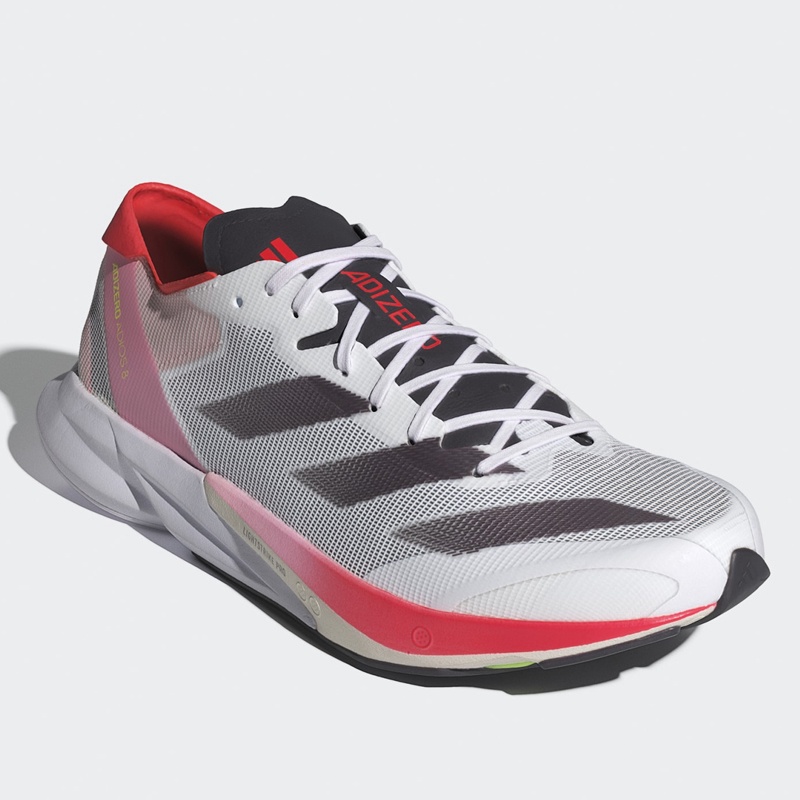 Jual Sepatu Lari Adidas Adizero Adios 8 White Red Original Id3630 - v3.ncrsport.com