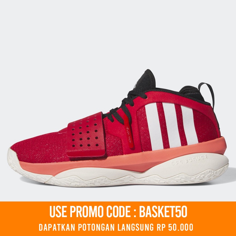 Beli Sepatu Basket Adidas Dame 8 Extply Scarlet Original If1506