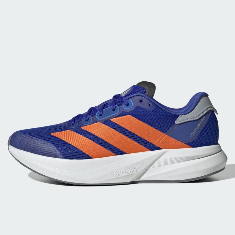 Beli Sepatu Lari Adidas Duramo Speed 2 Lucid Blue / Impact Orange / Halo Silver Original Ih8202