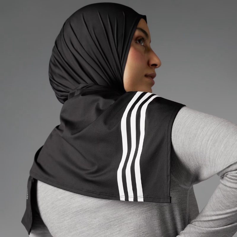 Jual Aksesoris Lari Wanita Adidas Wmns Own The Run 3-Stripes Hijab Black Original Ik5001 - v3.ncrsport.com