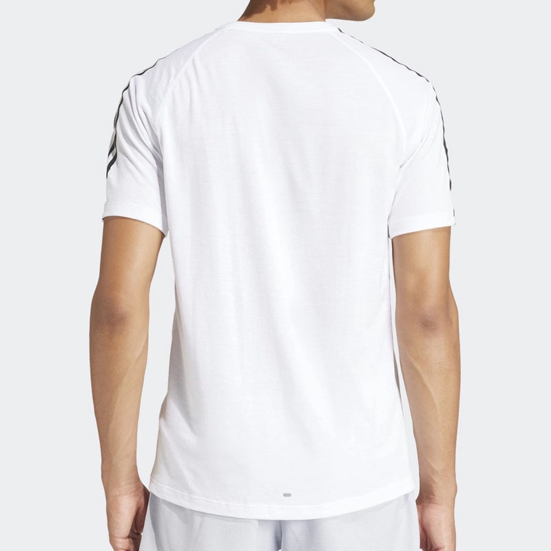 Jual Baju Lari Adidas Own The Run E 3Stripes Tee White Original Iq3835 - v3.ncrsport.com