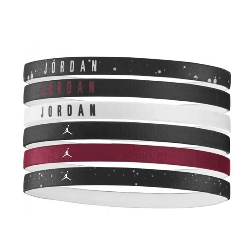 Jual Aksesoris Basket Air Jordan Elastic 6Pk Headband Black Red Original J.100.7584.091.Os - v3.ncrsport.com