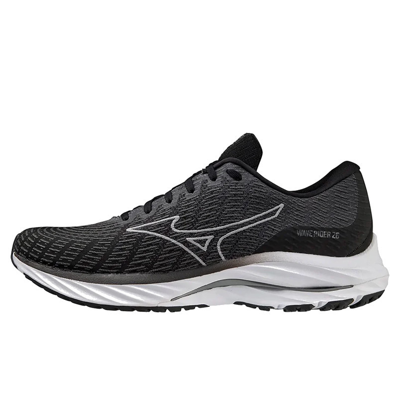 Jual Sepatu Lari Mizuno Wave Rider 26 Ssw Black White Original J1Gc227502 - v3.ncrsport.com