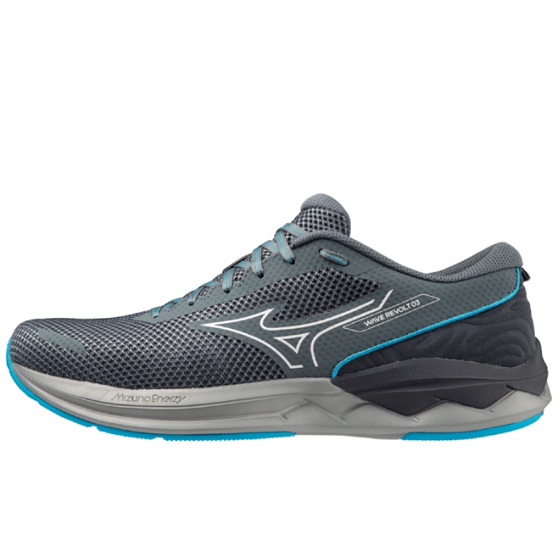 Jual Sepatu Lari Mizuno Wave Revolt 3 Grey-Blue Original J1Gc238151 - v3.ncrsport.com