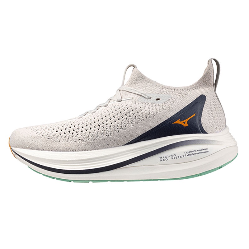 Beli Sepatu Lari Mizuno Neo Vista 2 Nimbus Cloud-Tangelo-Baritone Blue Original J1Gc253402