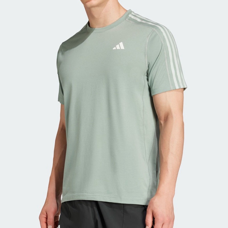 Jual Baju Lari Adidas Own The Run E 3Stripes Tee Silver Green Original Jd2314 - v3.ncrsport.com