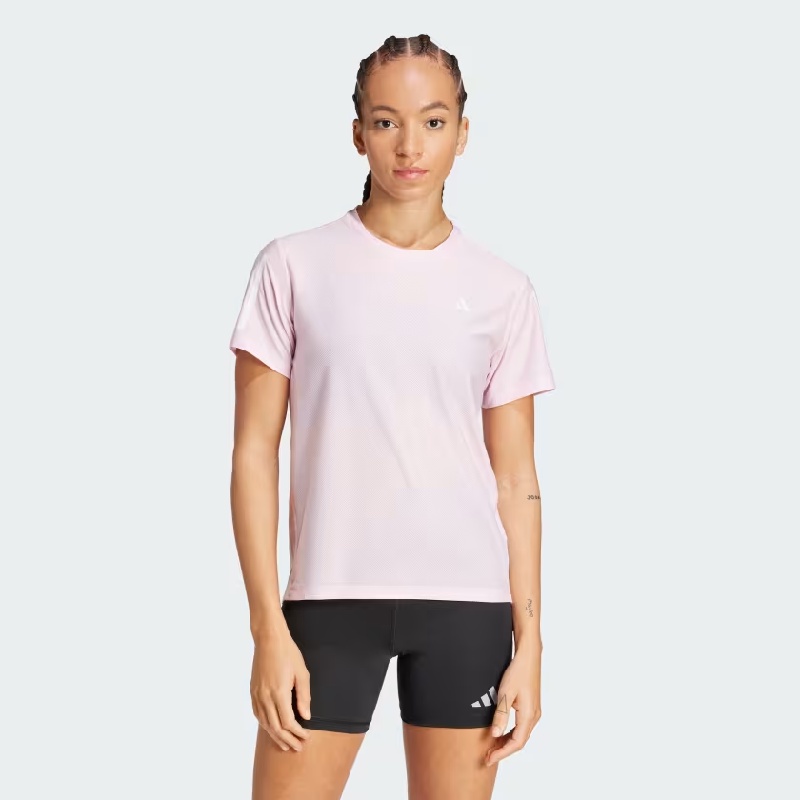 Jual Baju Lari Wanita Adidas Wmns Own The Run Tee Clear Pink Original Jd6433 - v3.ncrsport.com