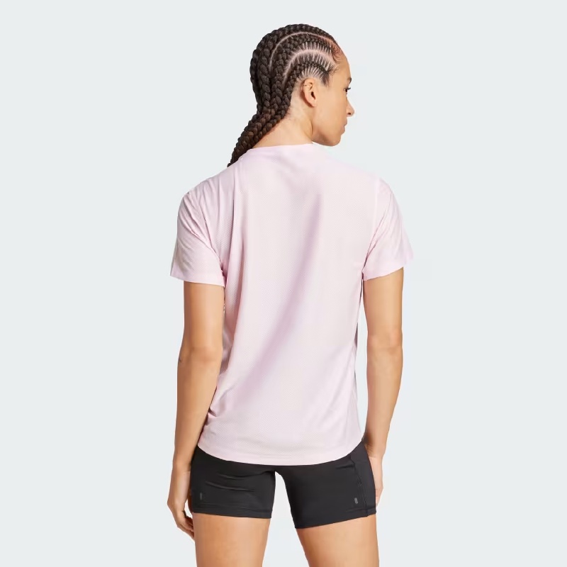 Jual Baju Lari Wanita Adidas Wmns Own The Run Tee Clear Pink Original Jd6433 - v3.ncrsport.com