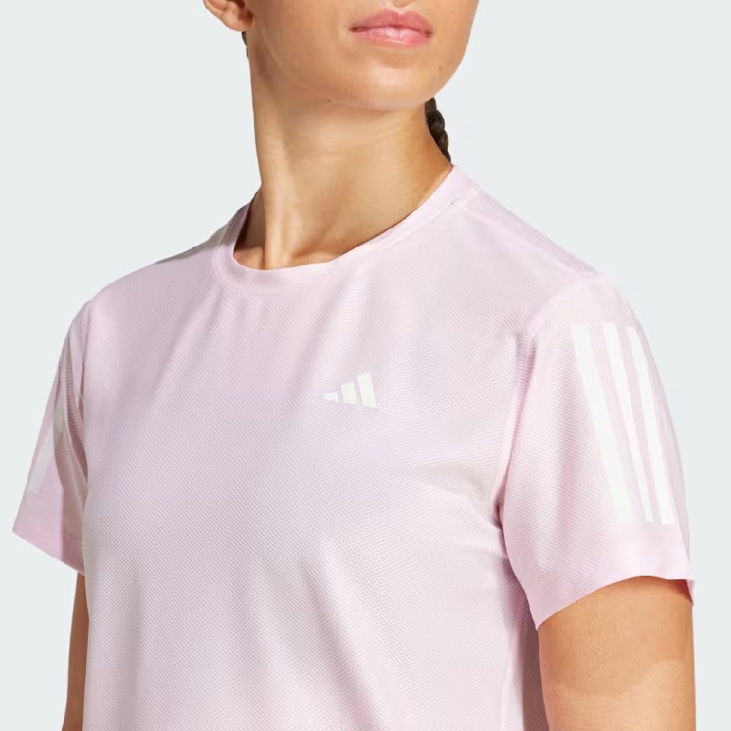 Jual Baju Lari Wanita Adidas Wmns Own The Run Tee Clear Pink Original Jd6433 - v3.ncrsport.com