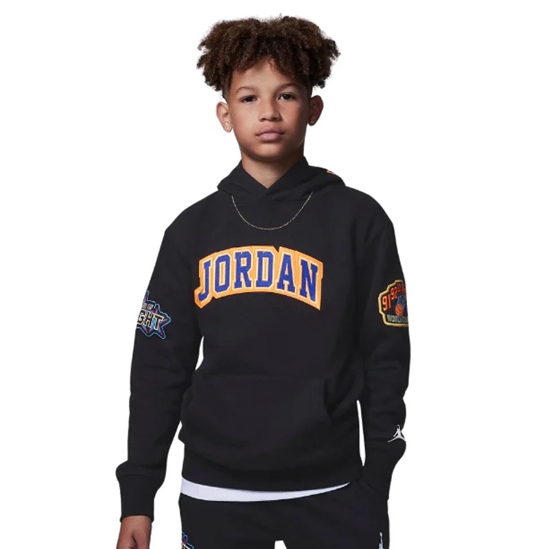 Jual Baju Basket Anak Air Jordan Grade School Jersey Patch Pullover Hoodie Black Original Jdk-95C643023 - v3.ncrsport.com