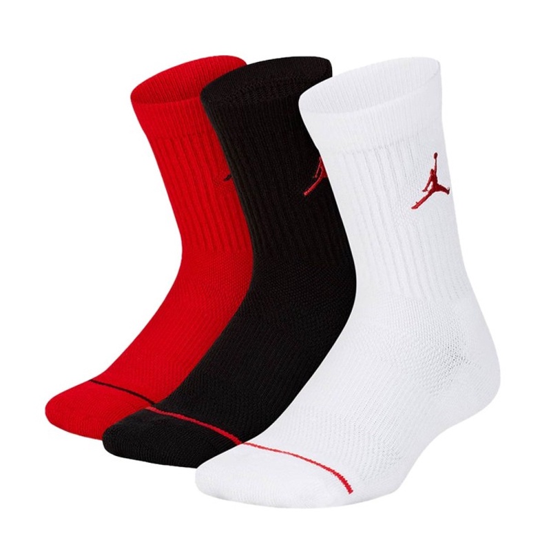 Jual Kaos Kaki Basket Air Jordan Kids 3Pk Crew Socks Multicolor Original Jdkwj0010R78 - v3.ncrsport.com