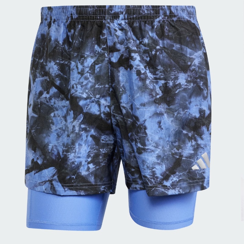 Jual Celana Lari Adidas Own The Run Spray Dye 2-In-1 Short Blue Fusion-Black Original Jl8721 - v3.ncrsport.com