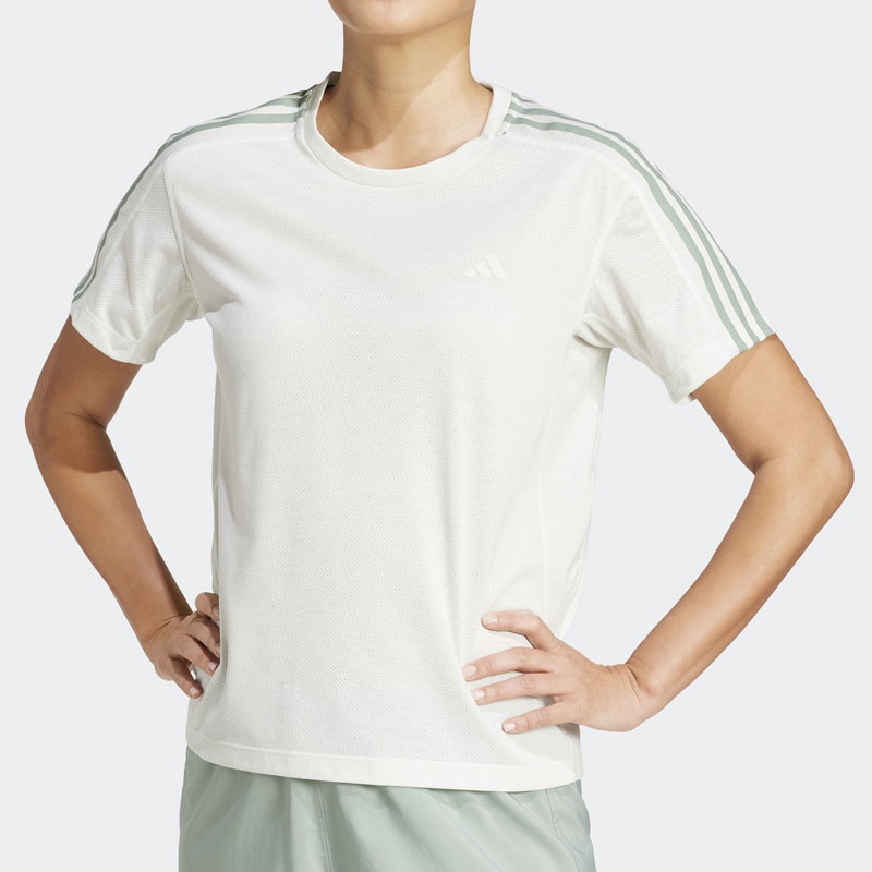 Jual Baju Lari Adidas Own The Run E 3Stripes Tee Crystal Jade Original Jp0829 - v3.ncrsport.com